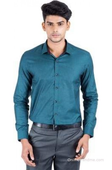 Independence Men's Solid Formal Shirt Independence Men's Solid Formal Shirt